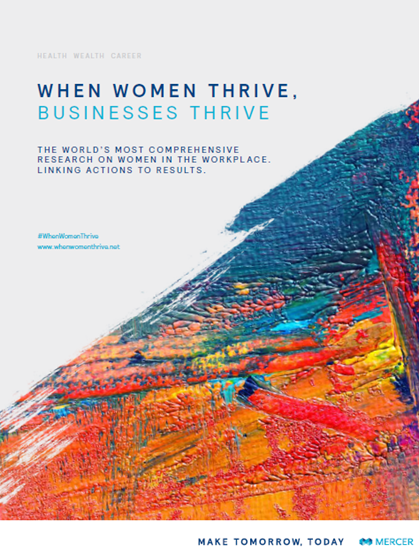 When Women Thrive, Businesses Thrive report cover image